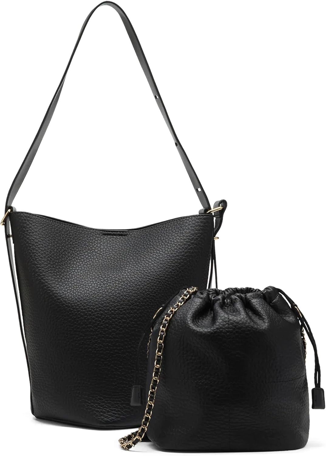 Women's Hobo Purse - Faux Leather Shoulder Bag