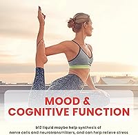 Vista 7 de Gotas líquidas de vitamina B12 sublinguales de 10000 mcg, suplemento de complejo triple B-12, mezcla de metilo y metilcobalamina para mujeres