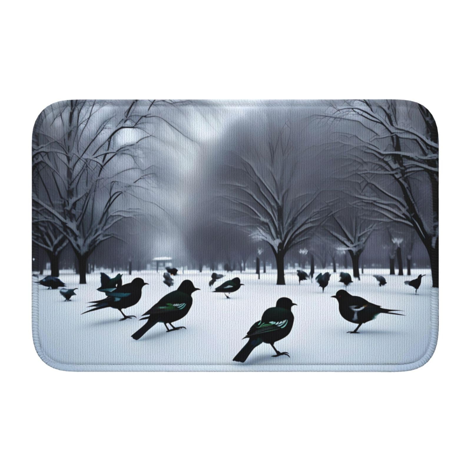 Tapis de sol antidérapant 40 x 60 cm lavable avec ourlet Lock Edge