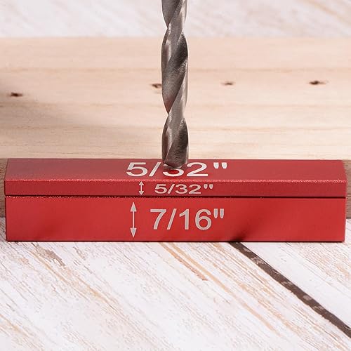 Miniatura 5 de HARFINGTON Juego de 15 unidades de medidores de altura de bloque de configuración, barras de aluminio de precisión de 116 a 3 pulgadas con marcas de