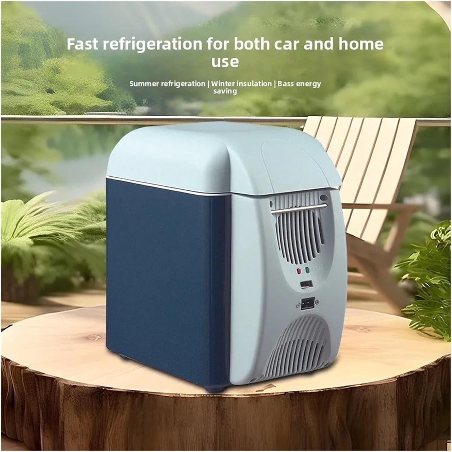 7.5L Semiconductor Portable Car Hot And Cold Refrigerator Multipurpose Car Refrigerator Refrigeration Mini 36W 12V