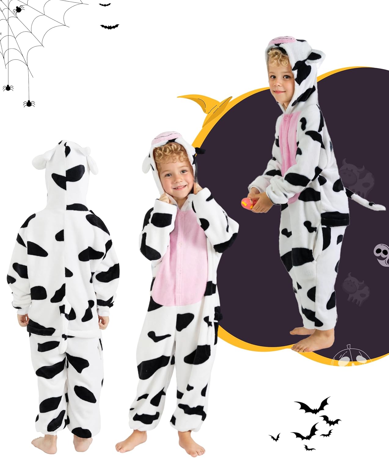 Halloween Toddler Animal Costumes for Kids Baby Boys Girls Onesie 18M-8 - Image 2