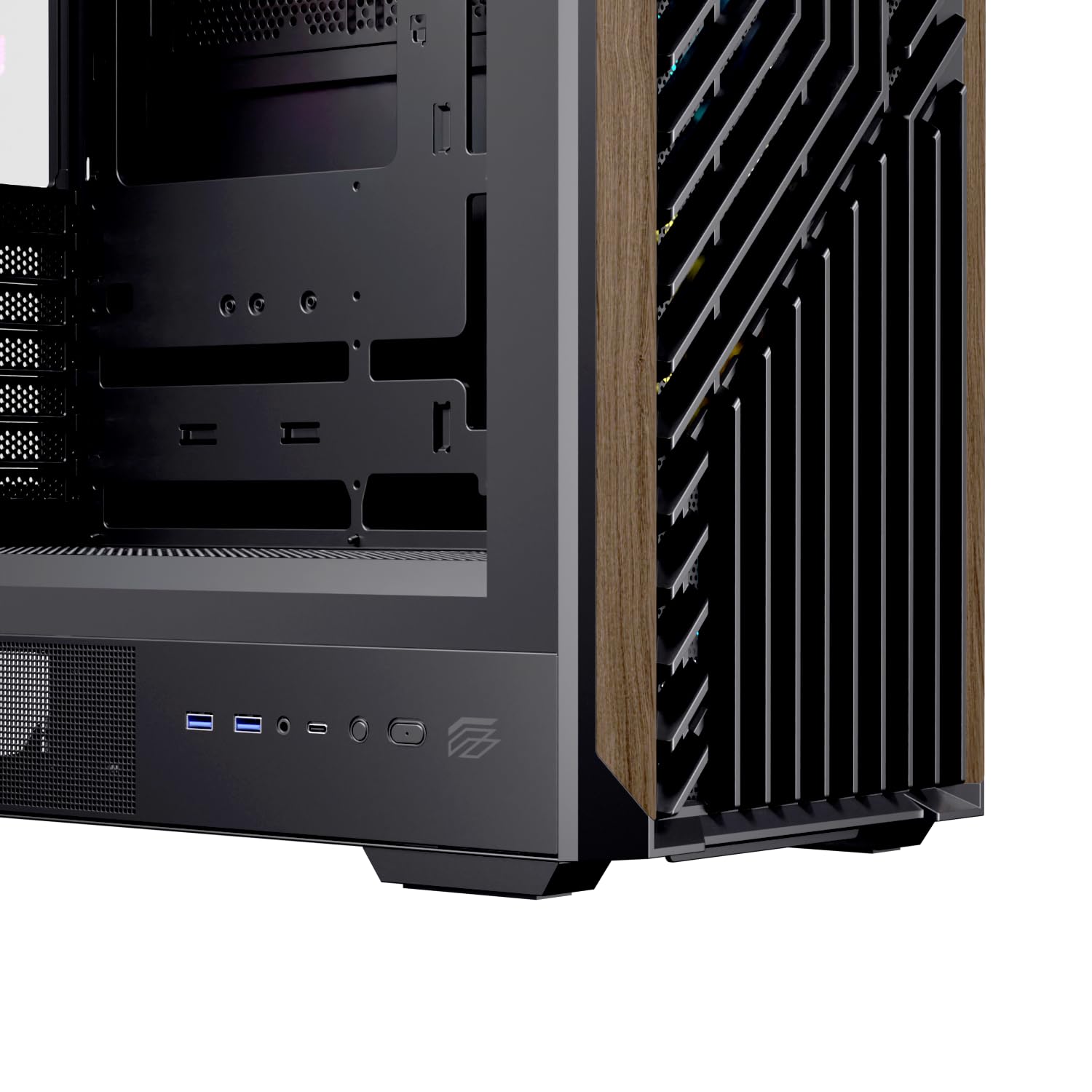 Pulse P800 RGB Caja de PC para Gaming, Soporte para 13 Ventiladores de 120mm, Refrigeración Líquida hasta 360mm, Panel Lateral de Vidrio (RGB Negro)