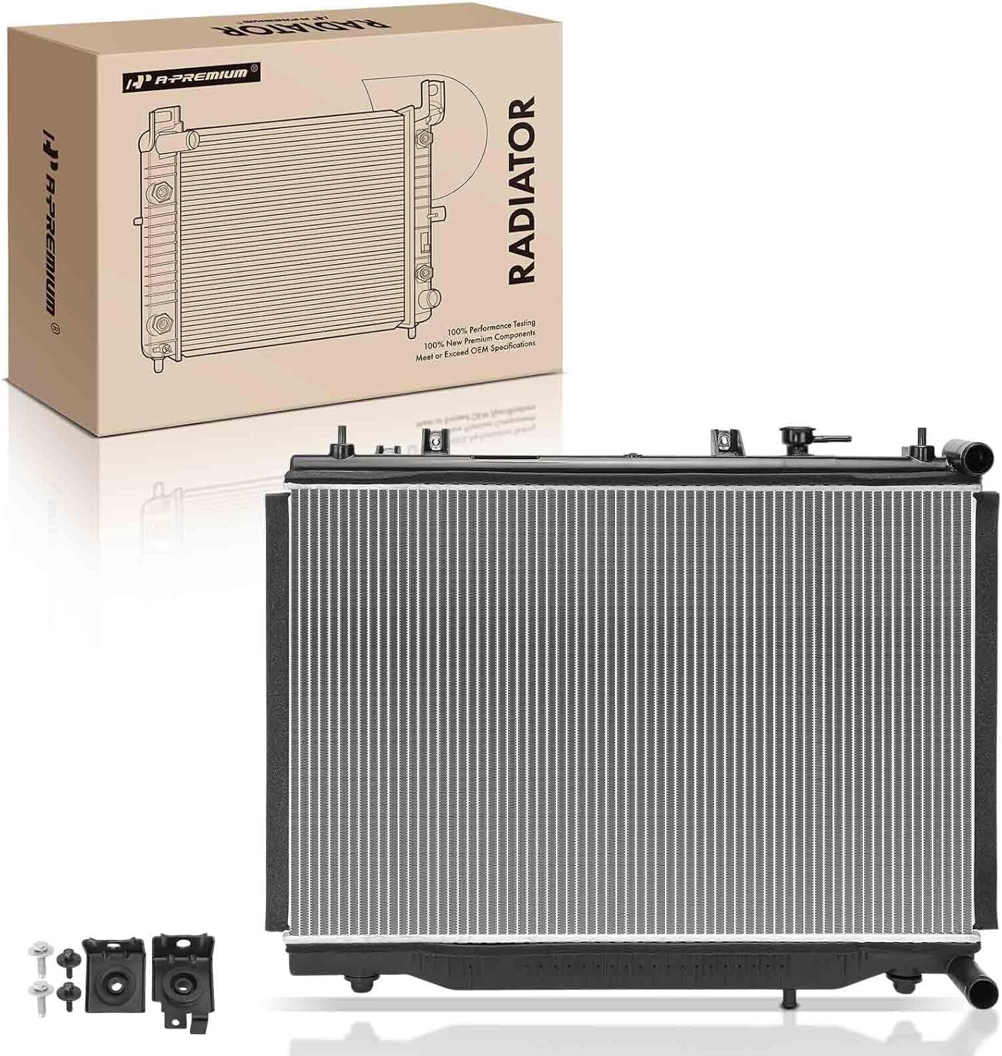 A-Premium Engine Coolant Radiator Assembly Compatible with Nissan Pathfinder 2022 2023 2024, 3.5L