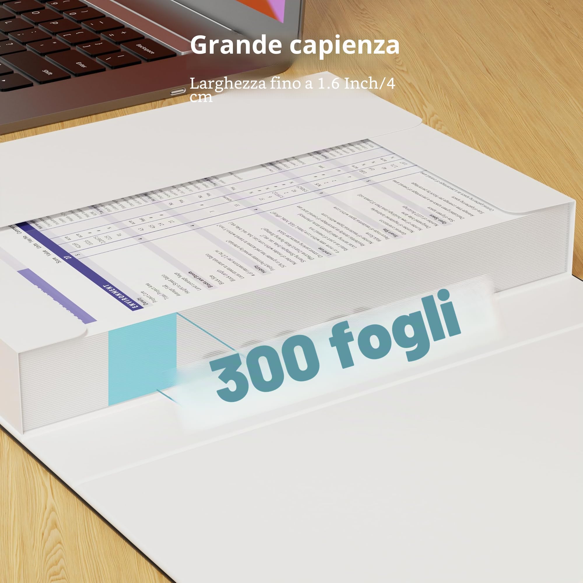 JiaWei Pezzi 3 Cartelle Portadocumenti Scatole da con Coperchio Magnetico, Dorso da 40 mm, In Cartoncino Extra Resistente da 1800 g/m², Etichette con Scomparto Per il Nome DIN A4- Nero