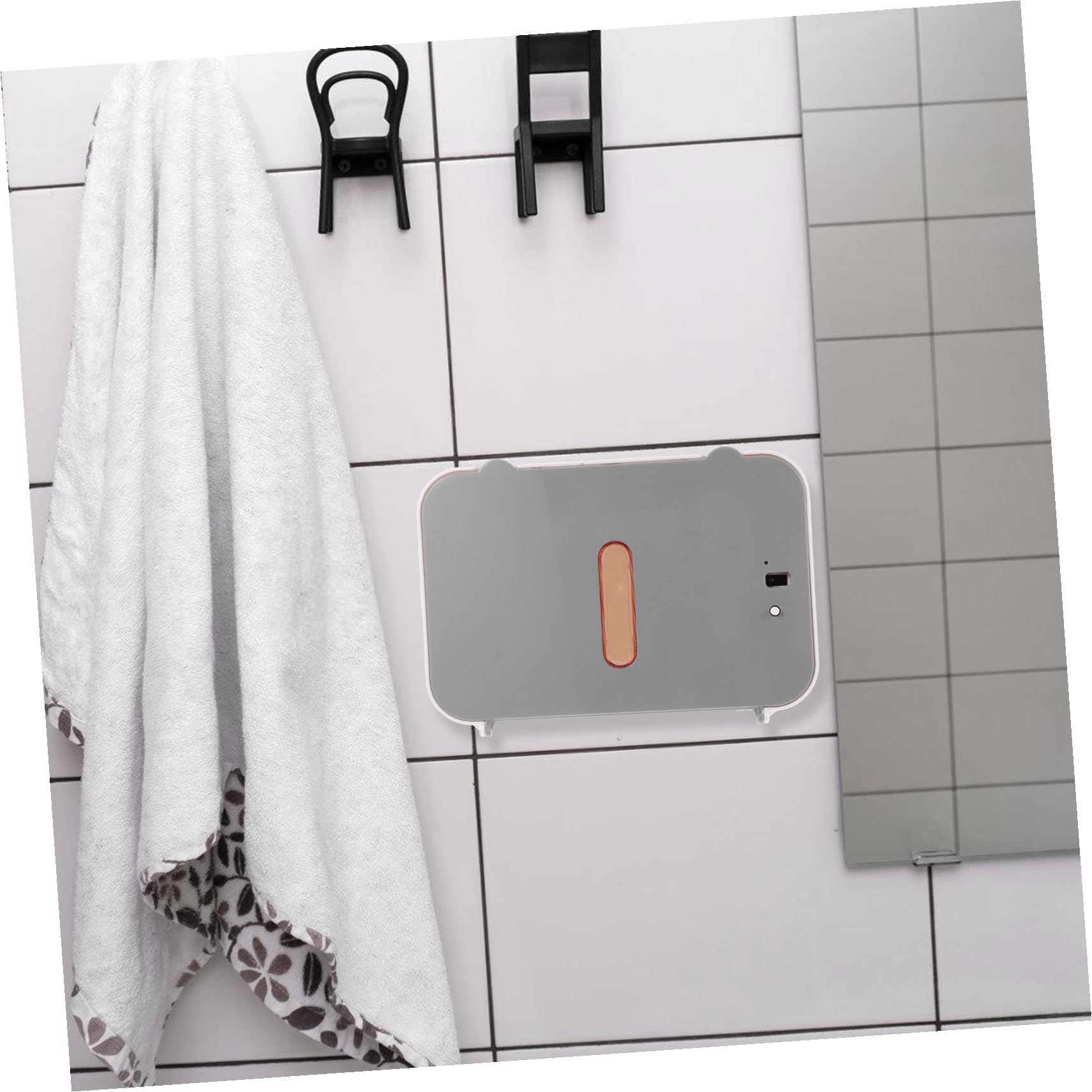 Dispensador Automático de Papel con Sensor sin Contacto Montado Pared Diseño Elegante para Cocina y Baño Instalación sin Taladro Dispensador Eléctrico Inteligente para Toallas