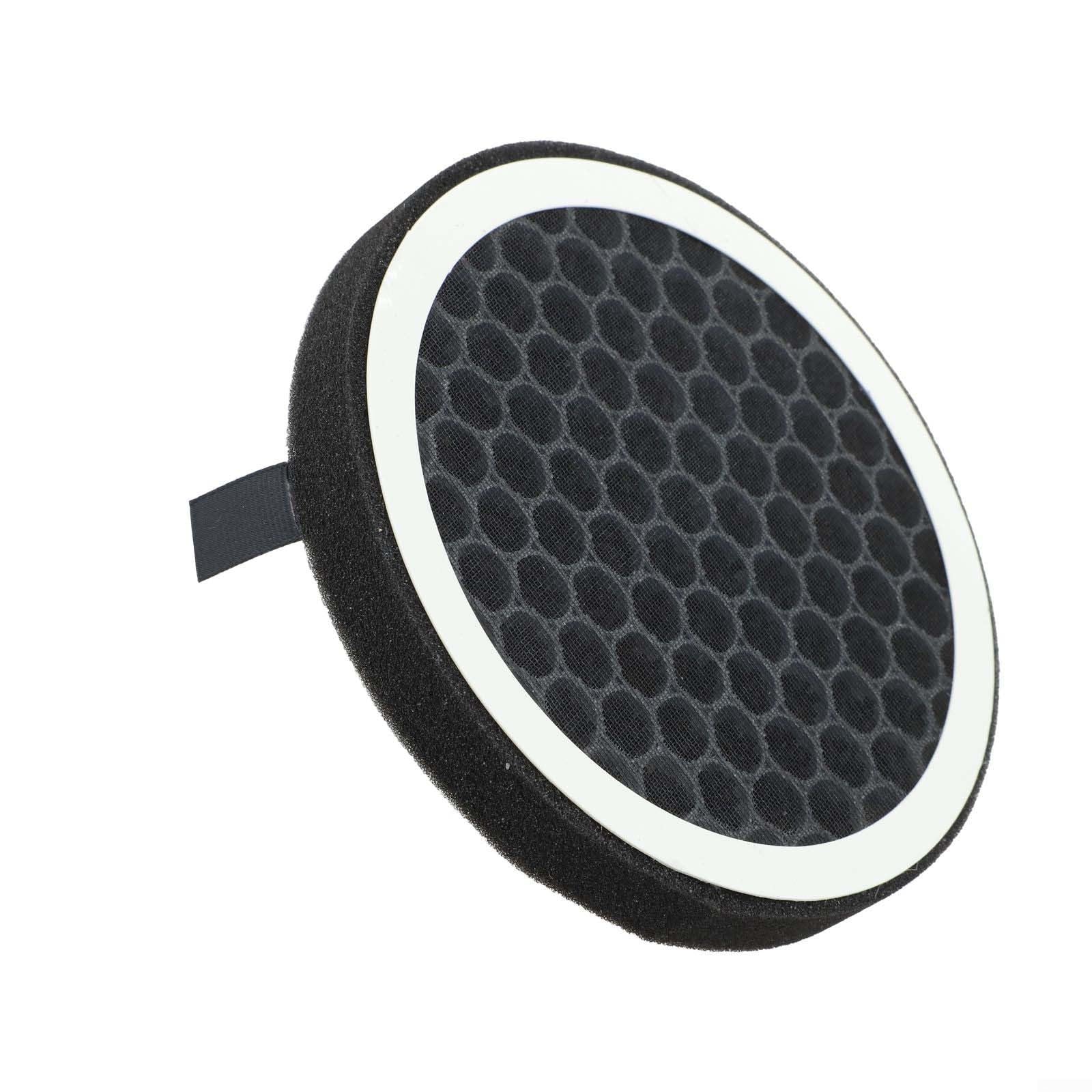 Aktivkohle-Luftfilter für PVC-Rohre, HEPA-Verbundfilterelement zur Rauch- und Staubentfernung, Luftauslasssieb für Frischluftsysteme (104 mm)