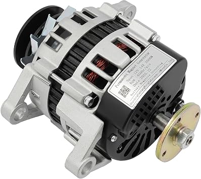 Permanent Magnet Generato, 2000w Pure Copper Generator One-Piece Generato,4500rpm Agricultural DC Generators with Low Noise,2 Wheel Permanent Magnet Generators with Dual-Wheel Design