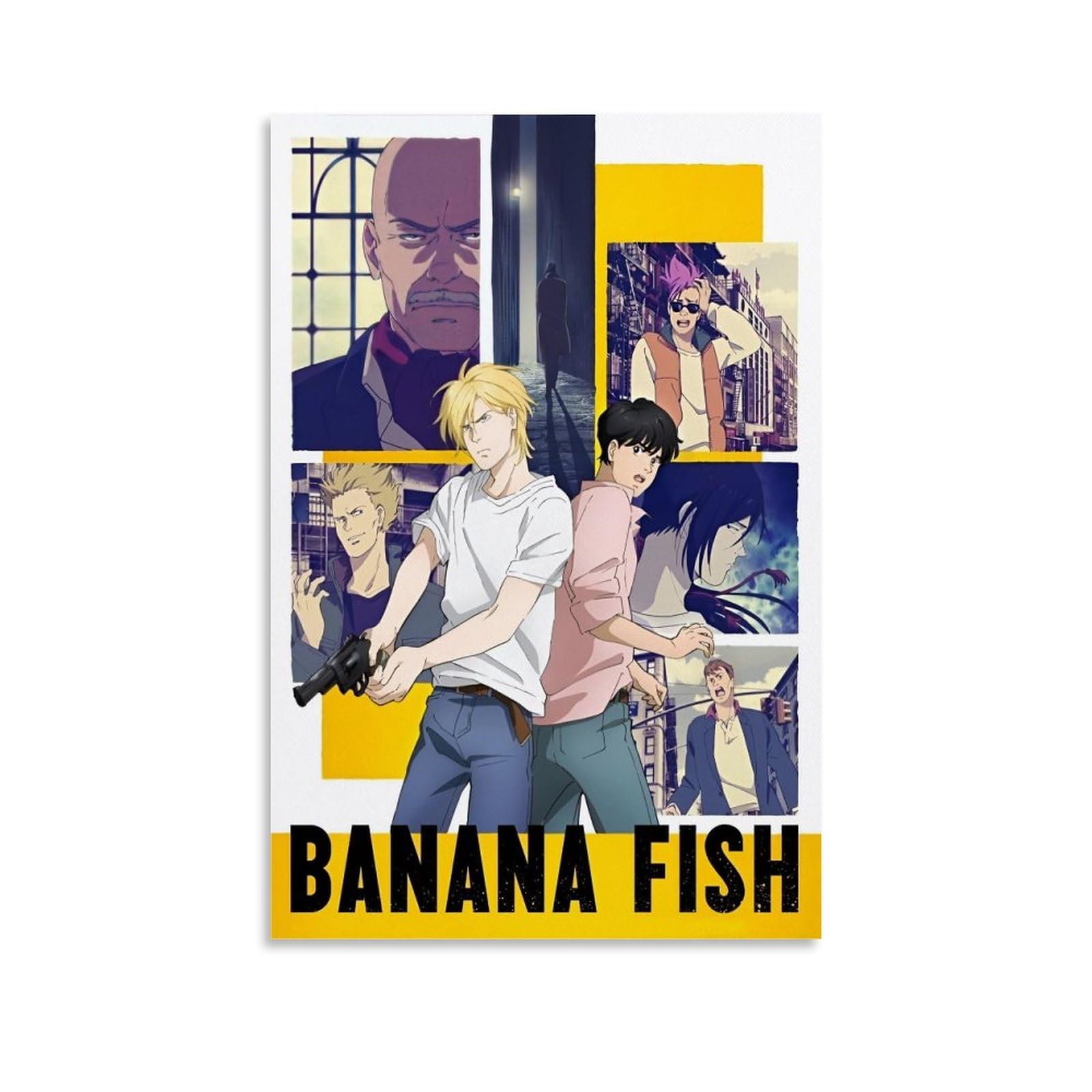 Amazon.com: Banana Fish Anime Poster Canvas Wall Art Picture Print