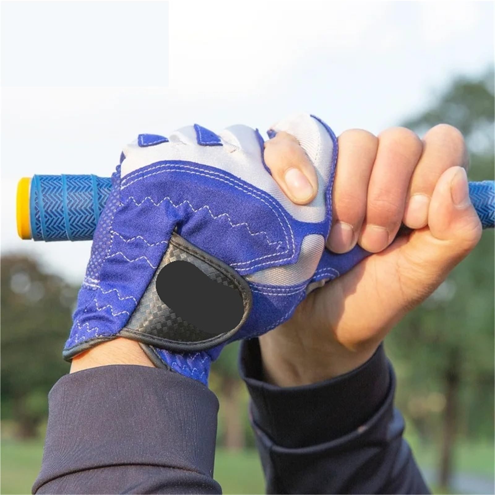 2 uds Guantes de Golf Tela Microfibra Antideslizantes Transpirables Entrenamiento for Poner Columpio en el Club
