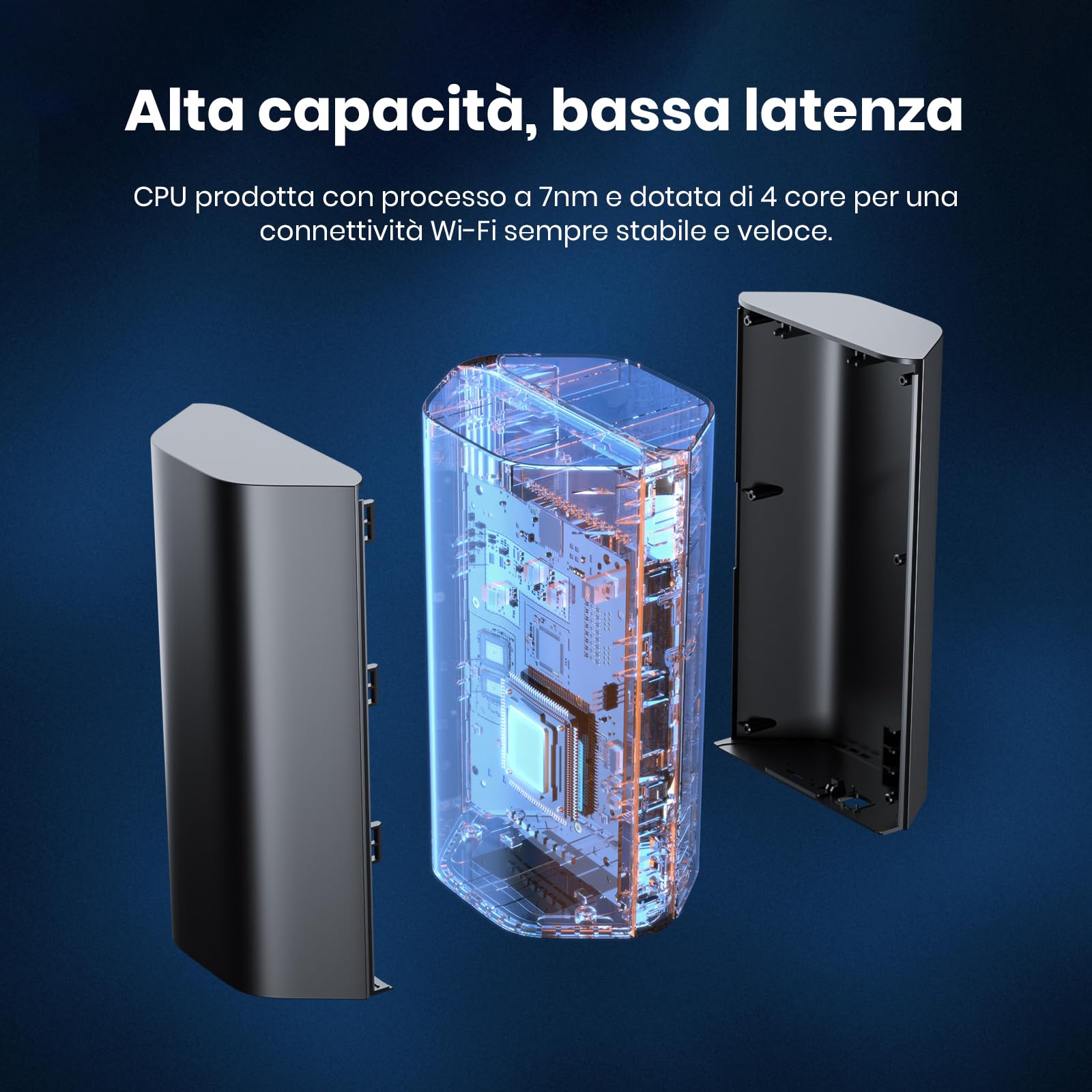 Tenda 5G03 Router 5G con SIM, modem 5G SIM WiFi 6 AX1800, dual band, velocità fino a 4,67 Gbps, Easy Mesh, Plug & Play, 2 porte Gigabit, connettività per oltre 100+ dispositivi, WPA3, OFDMA, MU-MIMO