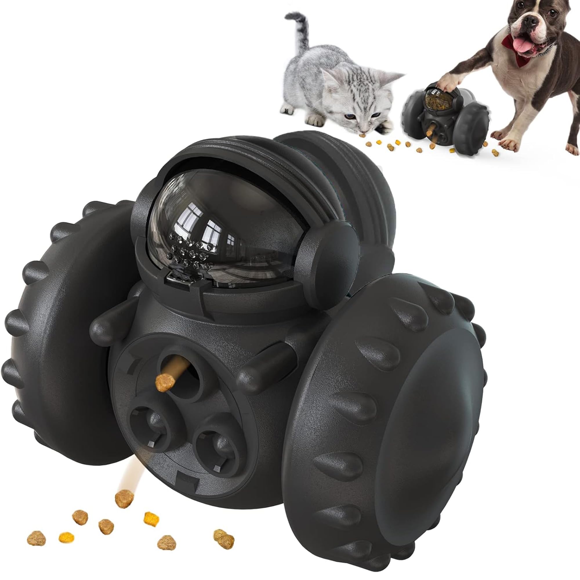 Juguetes interactivos para Perros,alimentador Lento,Dispensador de Comida de Perro,Juguete de alimentación Lenta para Perros,para Entrenamiento de IQ y Habilidades de Forrajeo