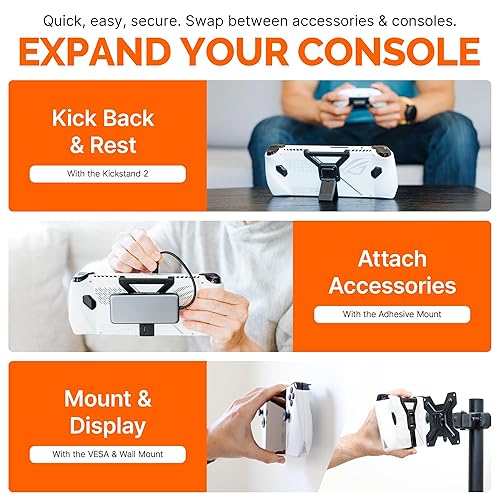 Miniatura 4 de Mechanism Allymate 7-in-1 Bundle ROG Ally Kickstand, Battery, SSD, USB-C Hub, VESA & Wall Mounting Kit Mount Anything to Your ROG Ally & It to