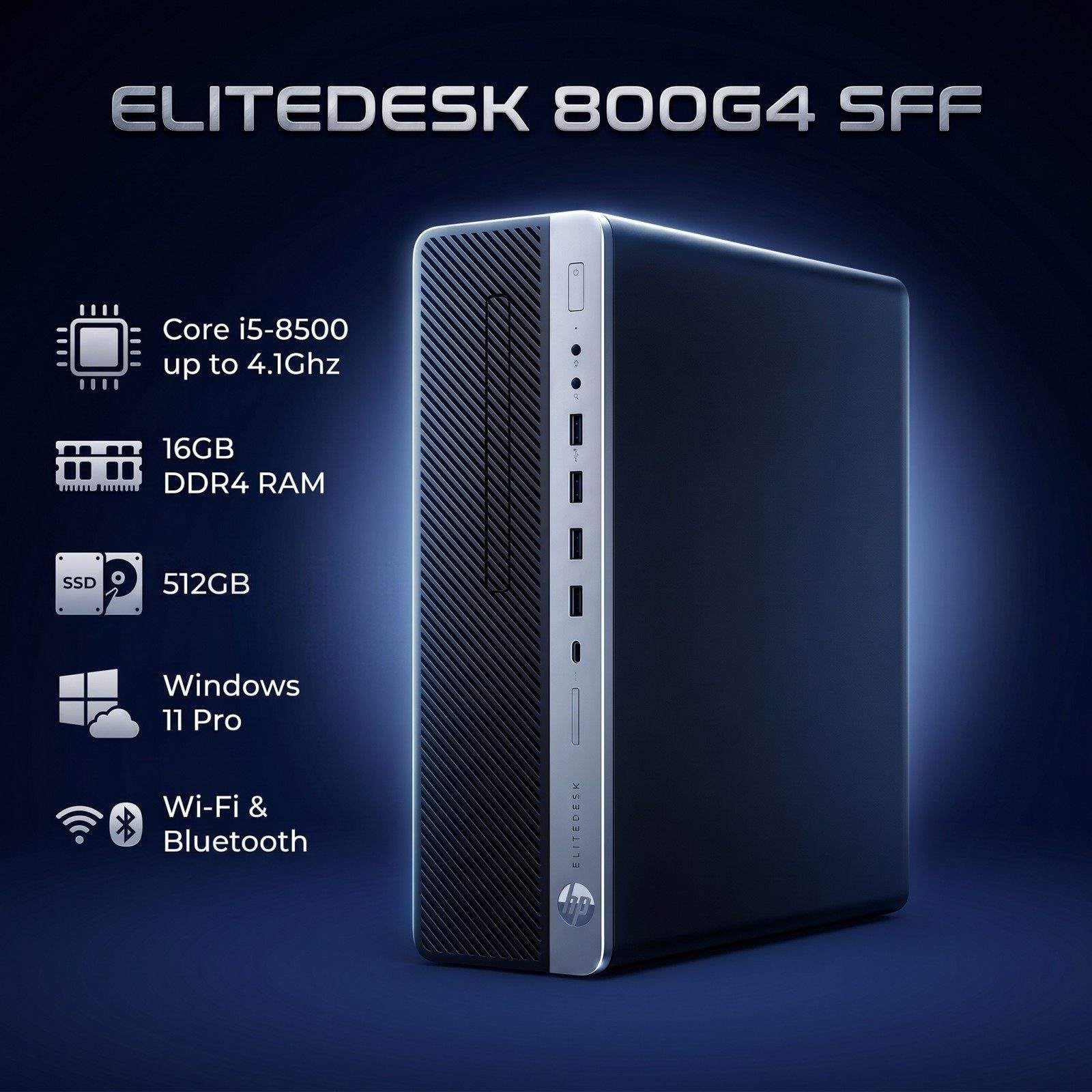 Amazon.com: HP EliteDesk 800 G4 Small Form Desktop, Intel Six Core