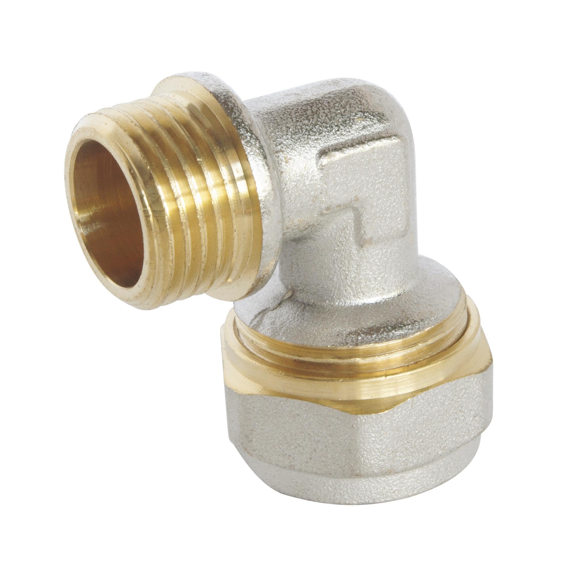 SOMATHERM FOR YOU - 3774-20-15S - Compressione a gomito per tubo Ø20 multistrato - Maschio 15/21 (1/2 '')
