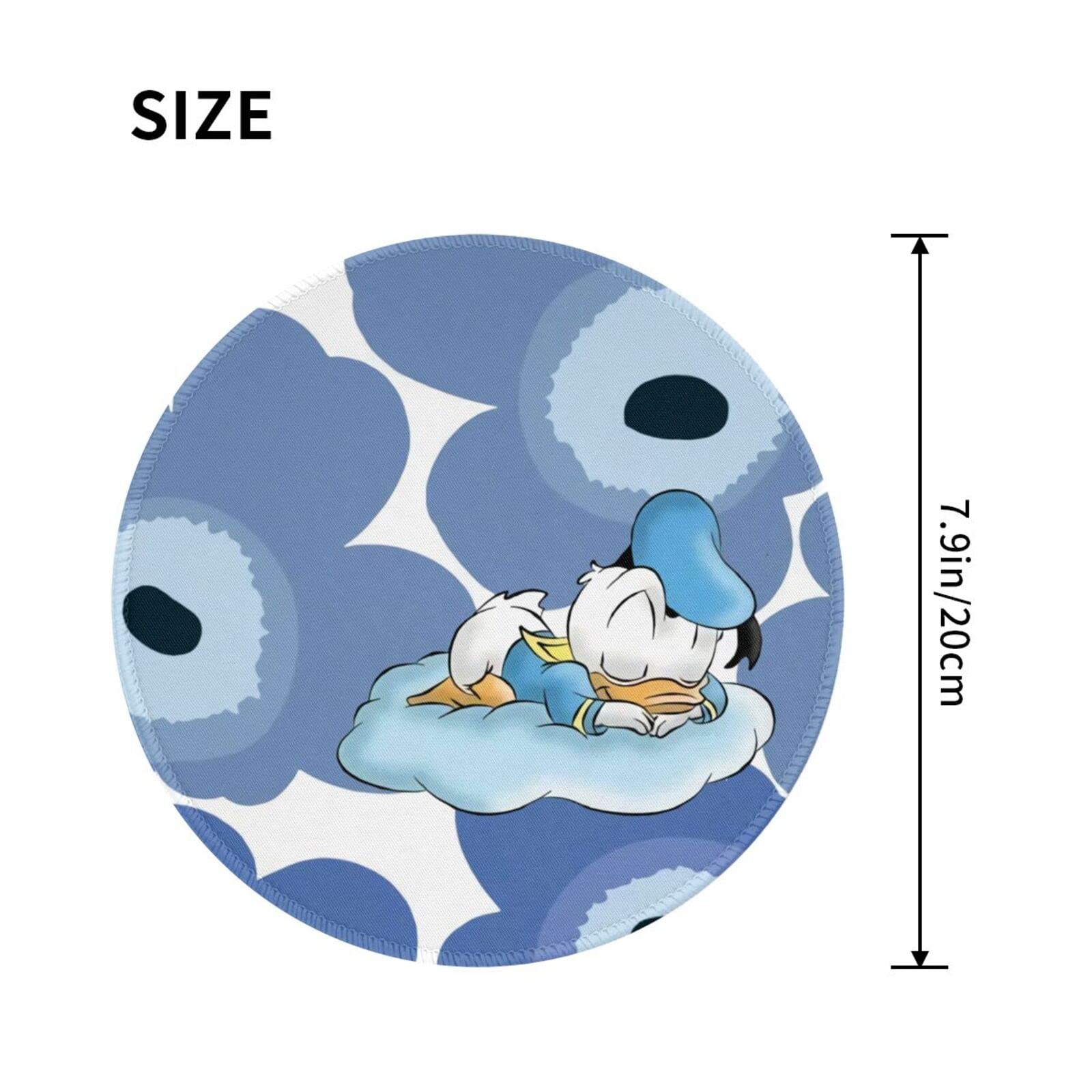 Amazon.co.jp: ドナルドダック マウスパッド 円型 ラバー 仕事/自宅用