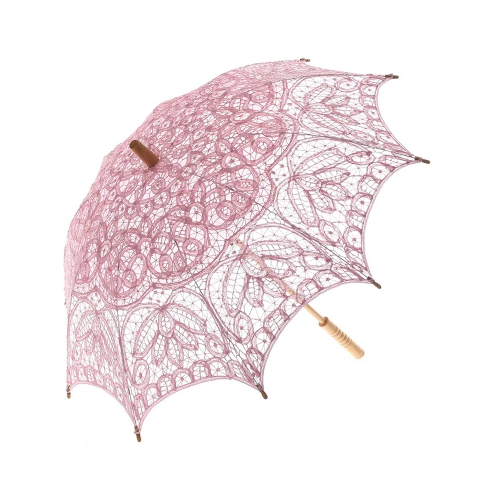 ombrello da sposa in pizzo, ombrellino a mano, Ombrello da sposa in pizzo multicolore