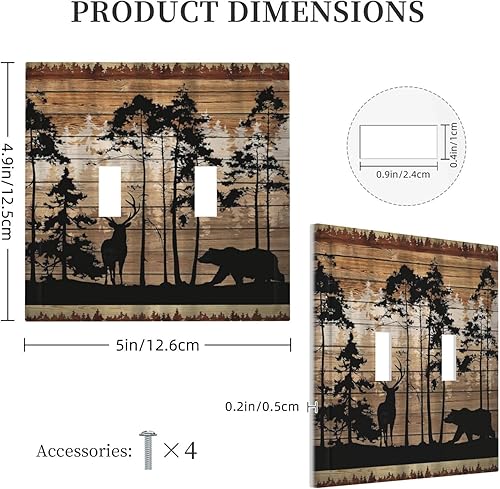 Vista 685 de Cubiertas decorativas de salida de estrella de mar playera, tablero de madera azul de concha de mar de 1 banda, decoración individual GFCI, placa