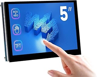 waveshare 5inch Capacitive Touch Display DSI Interface LCD 800×480 Screen Compatible with Raspberry Pi 4B/3B+/3A+/3B/2B/B+/A+/CM3/3+/4