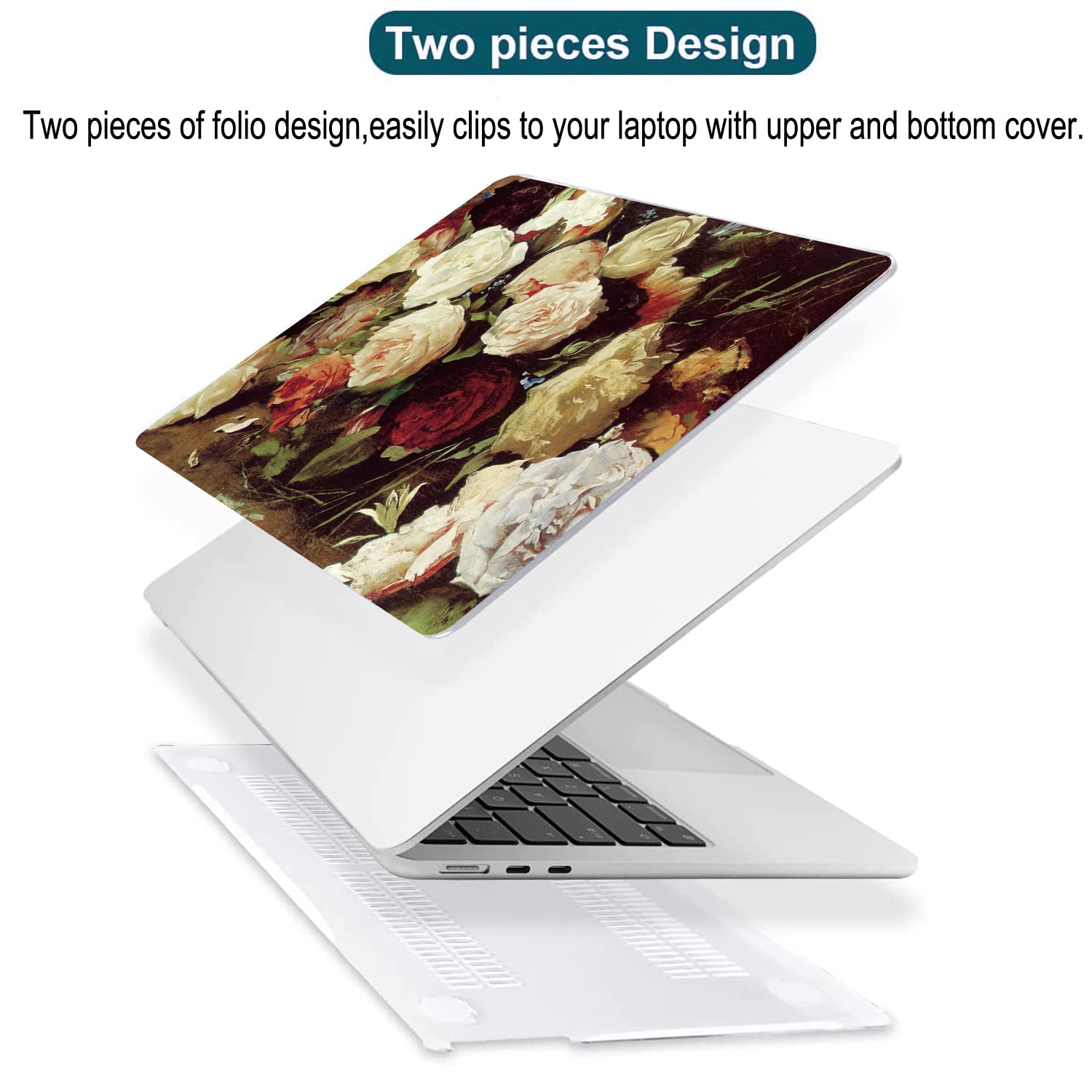 Amazon.com: QCzyc Flower Compatible with MacBook Air 13.6 inch