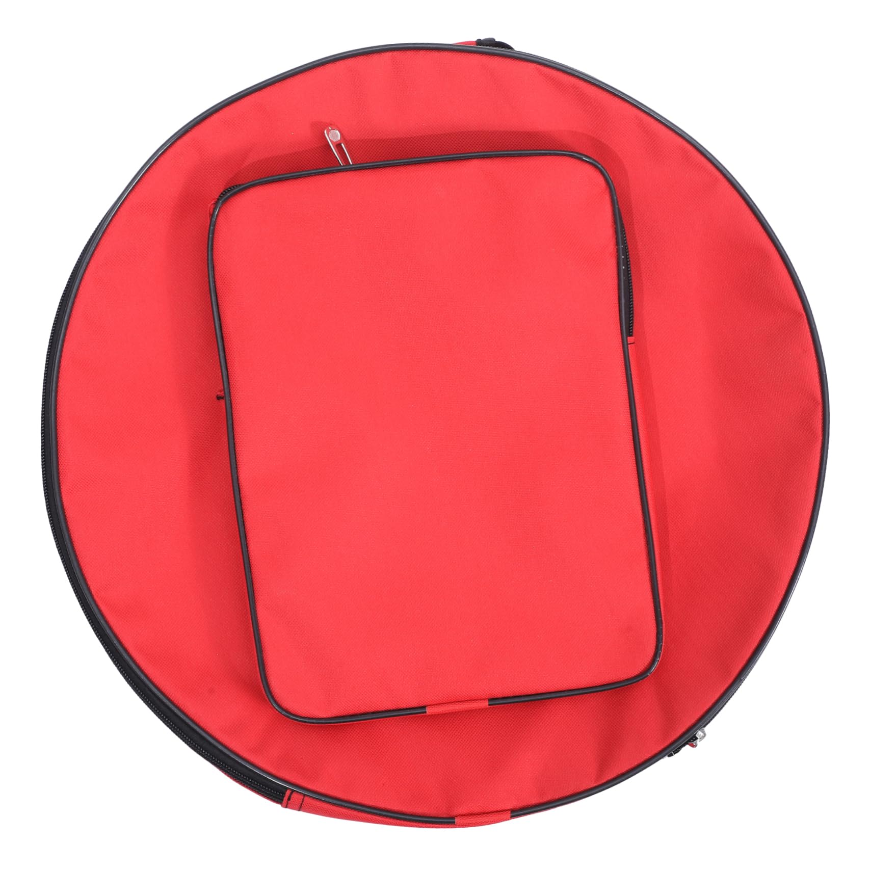 Toddmomy Rolling Bag for Instruments Snareback Pack Red Snare Drum Bag Oxford Cloth