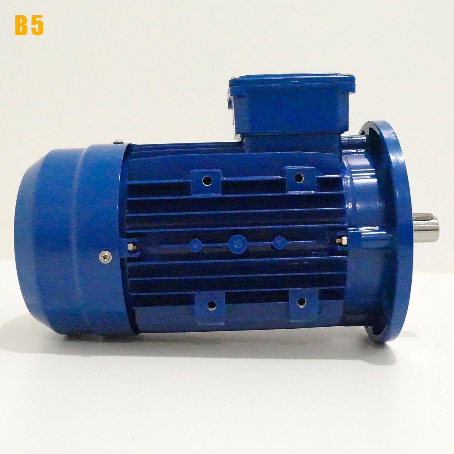 Motor eléctrico trifásico 0,18 kW CEMER MS 230/400 V 1500 rpm motor eléctrico asíncrono trifásico 0,25 CV brida B5 (con agujeros lisos), carcasa de aluminio – Protección IP55