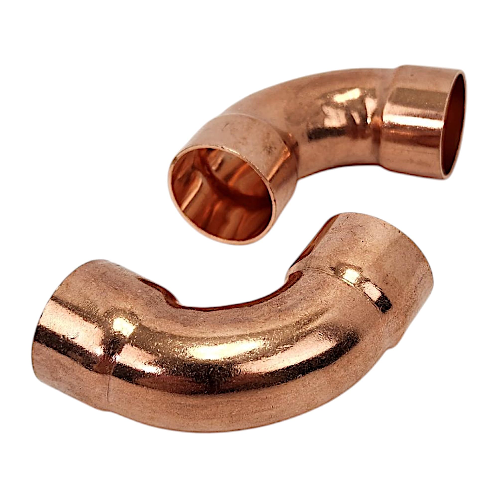 Photo 1 of *** 1 PACK *** 3/4 Inch Copper Elbow Fitting Long Turn 90 Degree for Smooth Flow, Premium HVAC Copper Connector and Plumbing Solder Fitting for Refrigeration, A/C, and Heat Pump Systems, 2-Pack Durable Set