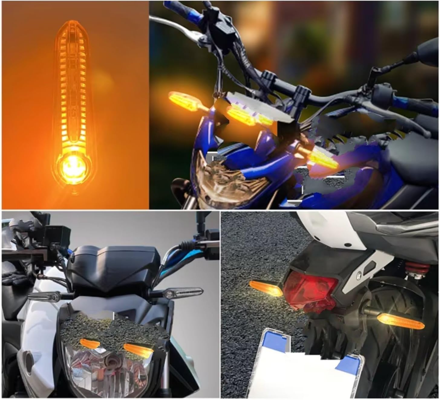 オートバイのウインカー Compatible With Yamaha For Niken 2018-2023 For FZ-09 2