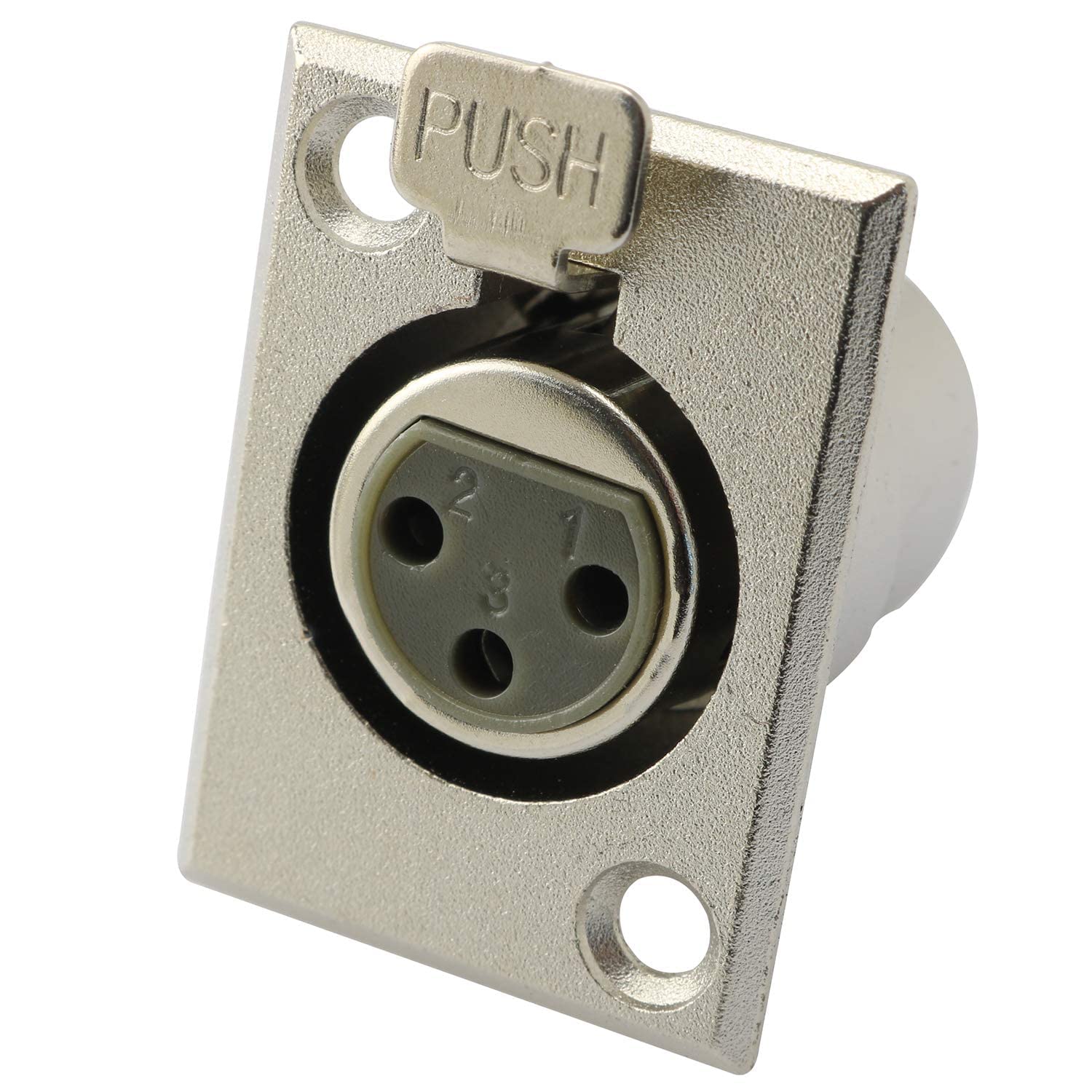 EvoTron? 3-Pin XLR Female Socket Metal Panel Mount Microphone Push-Pull Connector Jack (1)-image-28