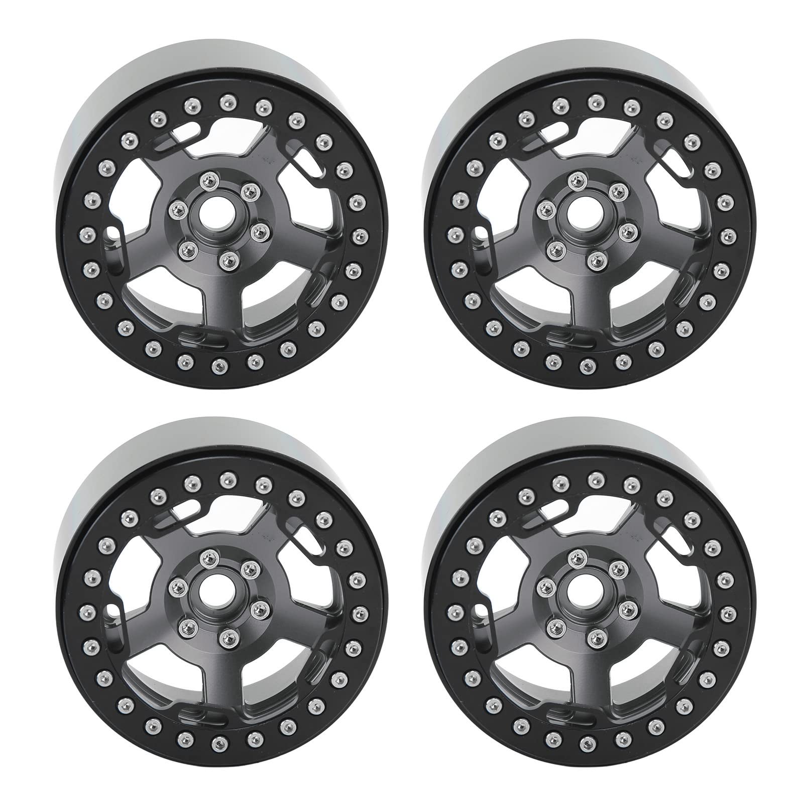 2,2-calowa piasta koła 1/10 RC piasta koła uniwersalna obróbka CNC wysoka odporność na zużycie piasty ze stopu aluminium ze stopu aluminium dla Traxxas Defender Axial SCX10 SCX10 (Koloru)