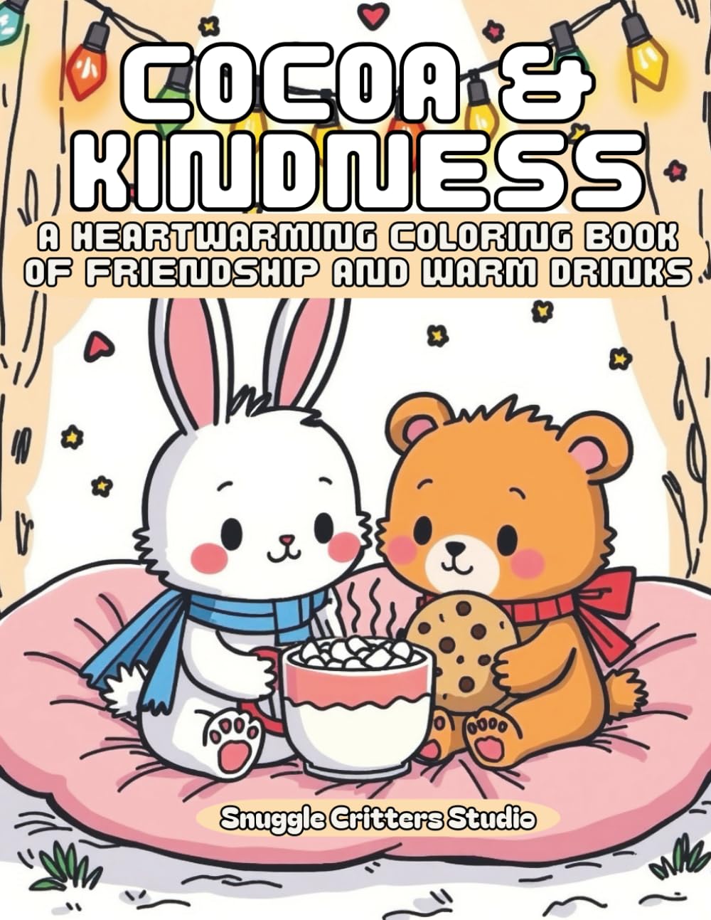 Cocoa & Kindness: A Heartwarming Coloring Book of Friendship and Warm Drinks: with a Cozy mugs of cocoa, cookies, and kindness. cozy coloring book, ... Snuggle Critters Studio Coloring Collection)