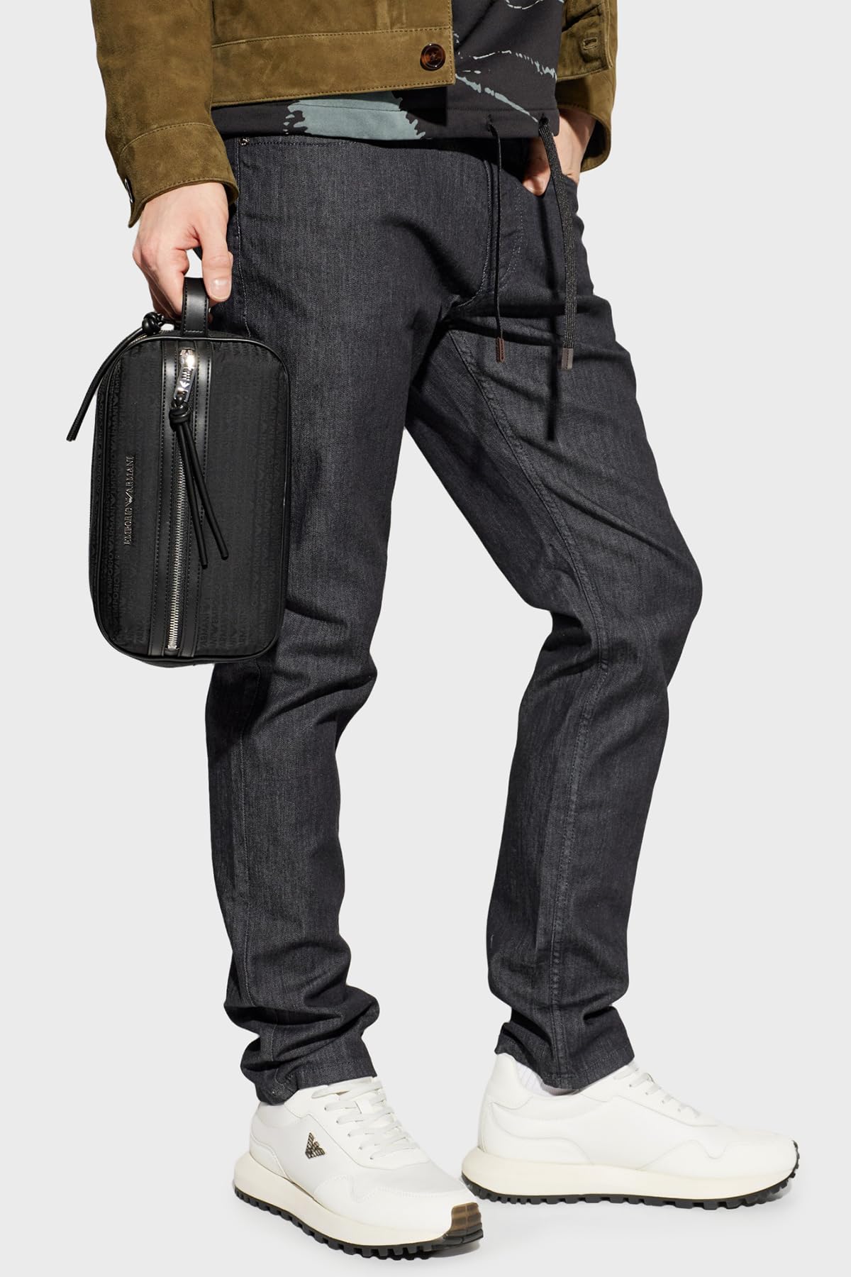 Emporio Armani Bolso con asa para hombre con logotipo EM005401 AF14637 UC001