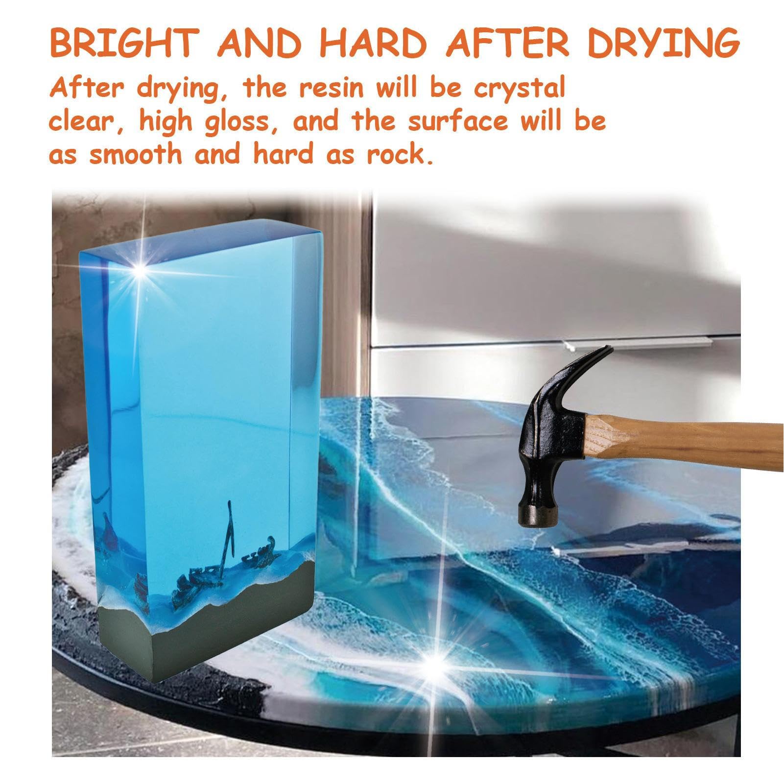 Amazon.co.jp: エポキシ樹脂接着剤、2液性レジン液 大容量 Ab