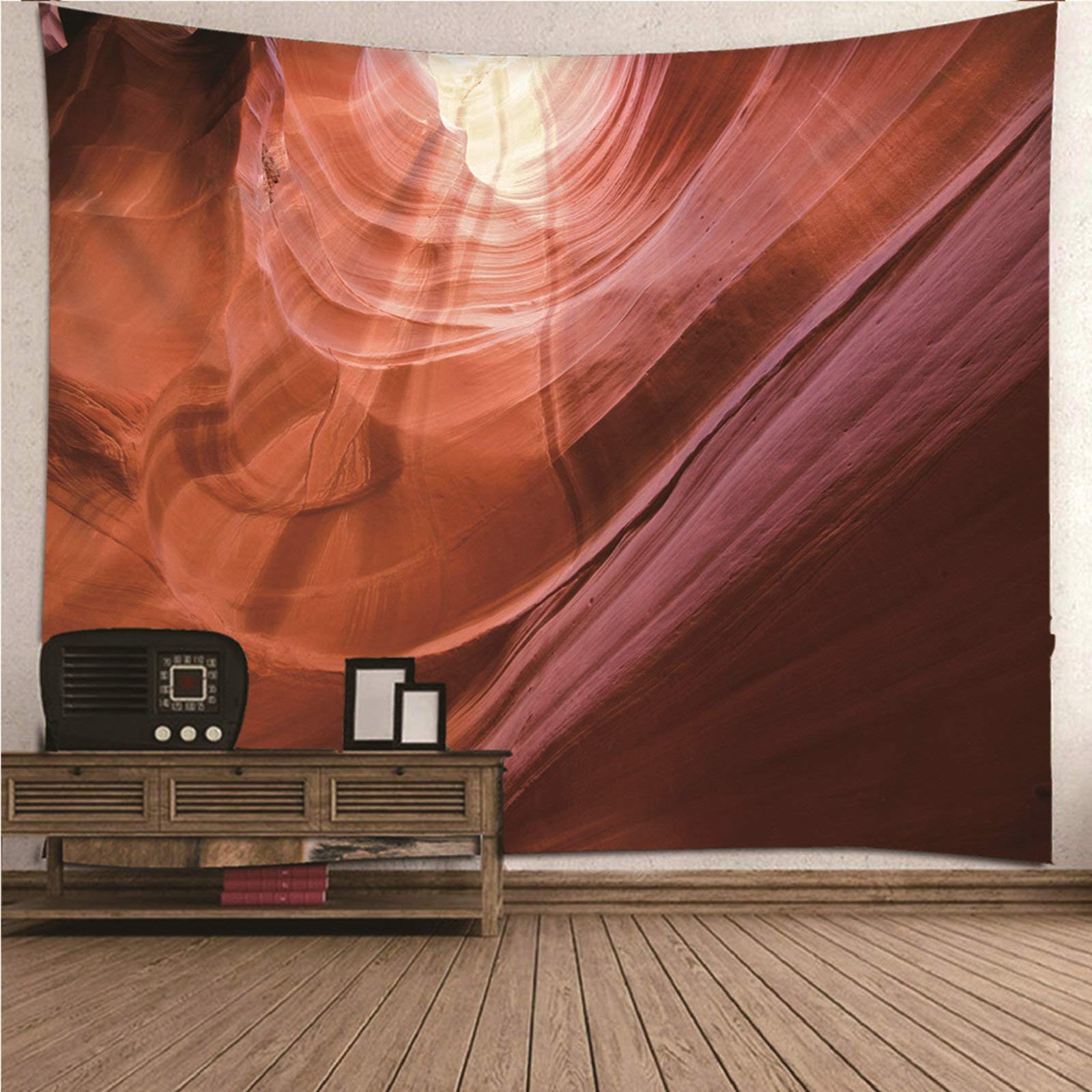 Tapiz de pared con duna KnSam para transformar tu salón con un estilo natural