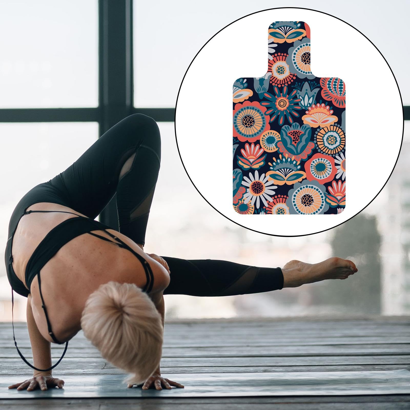 Pilates Reformer Mat Multifuncional Portátil Antideslizante con Toalla de Gamuza y Base de Caucho para Ejercicios Accesorio Protector Adecuado para