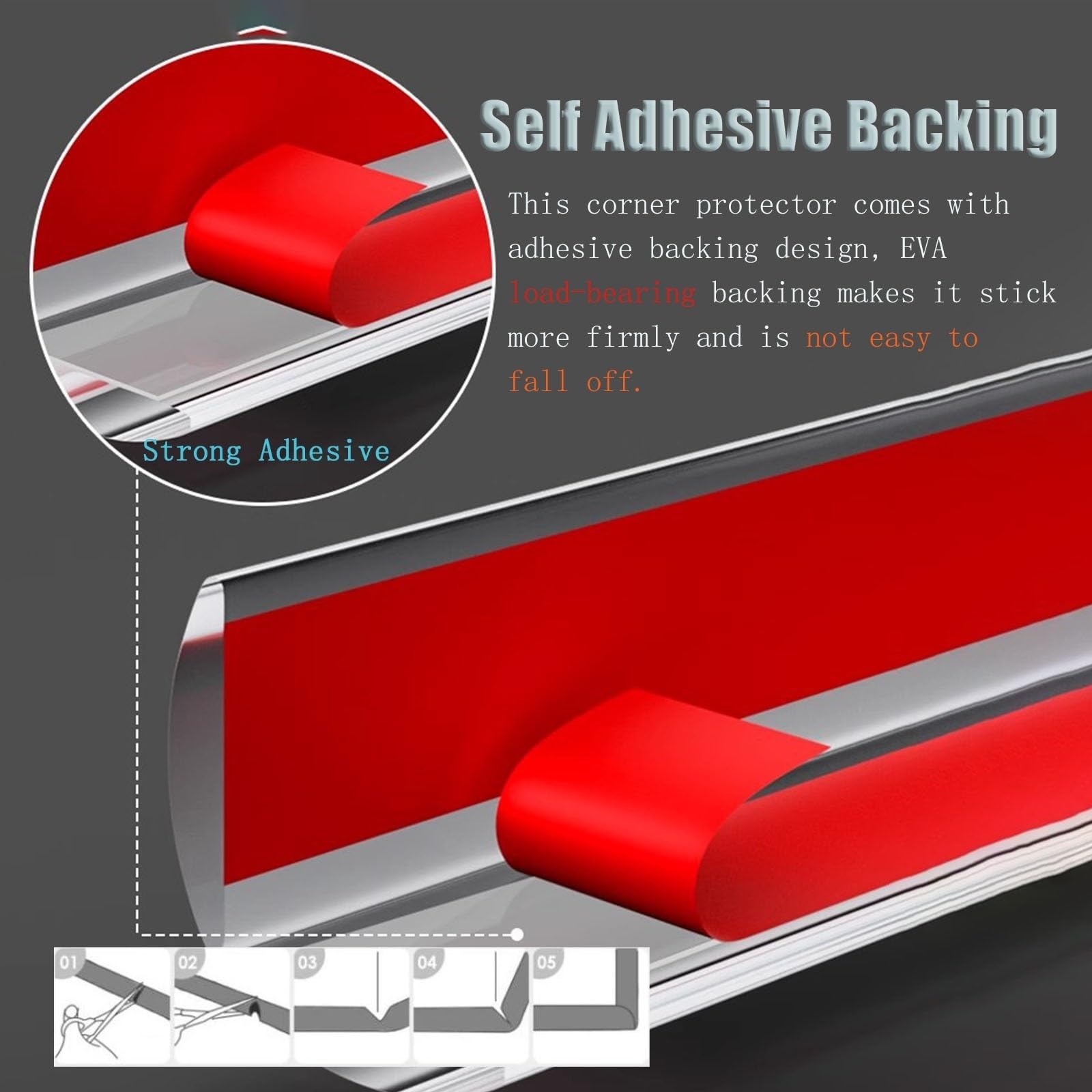 Tira protectora de bordes transparente, protectores de esquinas suaves con adhesivo fuerte, para mesas/muebles afilados/gabinetes/cajones/marcos de puertas, 2 4 6 8m Protector de esquinas de pared a p