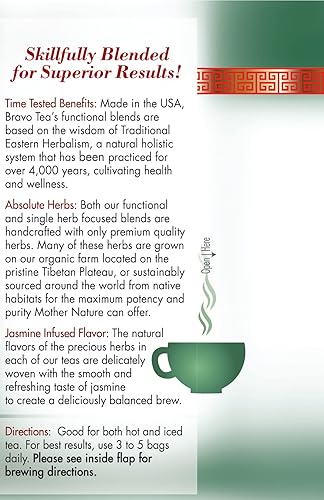 Miniatura 7 de BRAVO TEA S&HERBS - Té de hierbas para circulación sanguínea, sin cafeína, 20 unidades