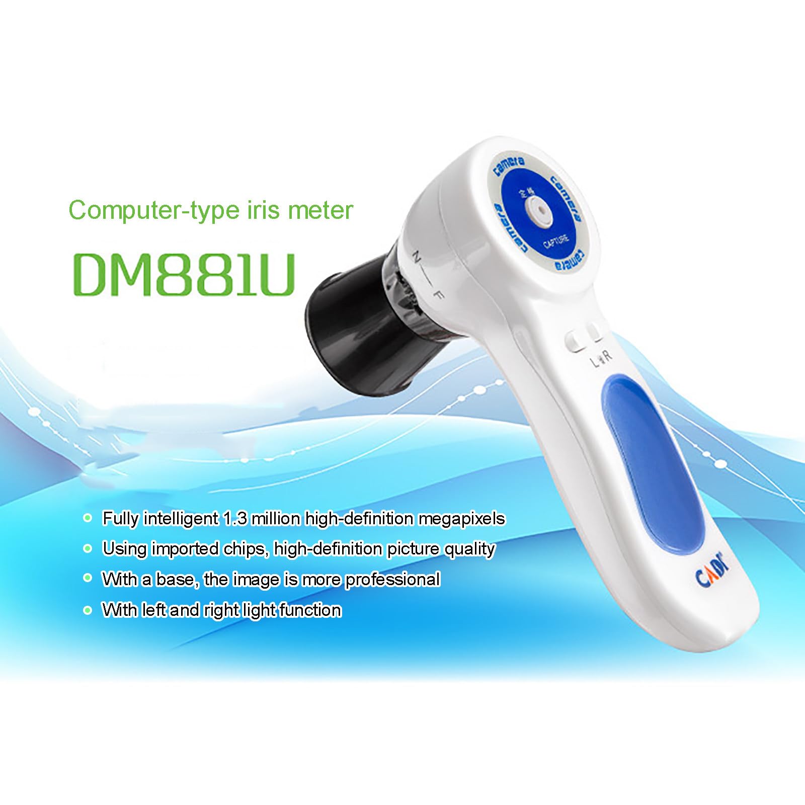 5.0 MP USB Iriscope Iris Analyzer Iridology Camera With Pro Iris Software Eye Iriscope Iris Analyzer Analysis Iridology Camera For Beauty Salons, Health Clubs, Personal Health Management Centers