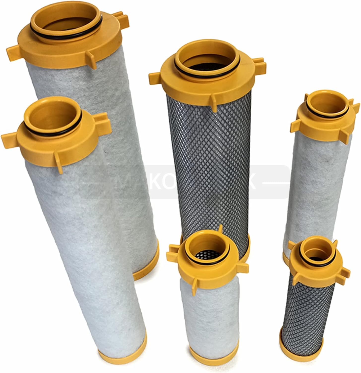 インラインエアフィルターエレメント MAKO AIRTEK ケーザーエアコンプレッサーに適合 (9.4870.0)