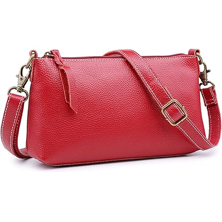 Amazon Creator屋本舗ショルダーバッグ レディース 斜めがけ ショルダーバック バッグ レディース かわいい ショルダーバッグ 軽い 小さめ おしゃれ レザー 軽量 ポシェット G09ワイン ノーブランド品 斜めかけバッグ