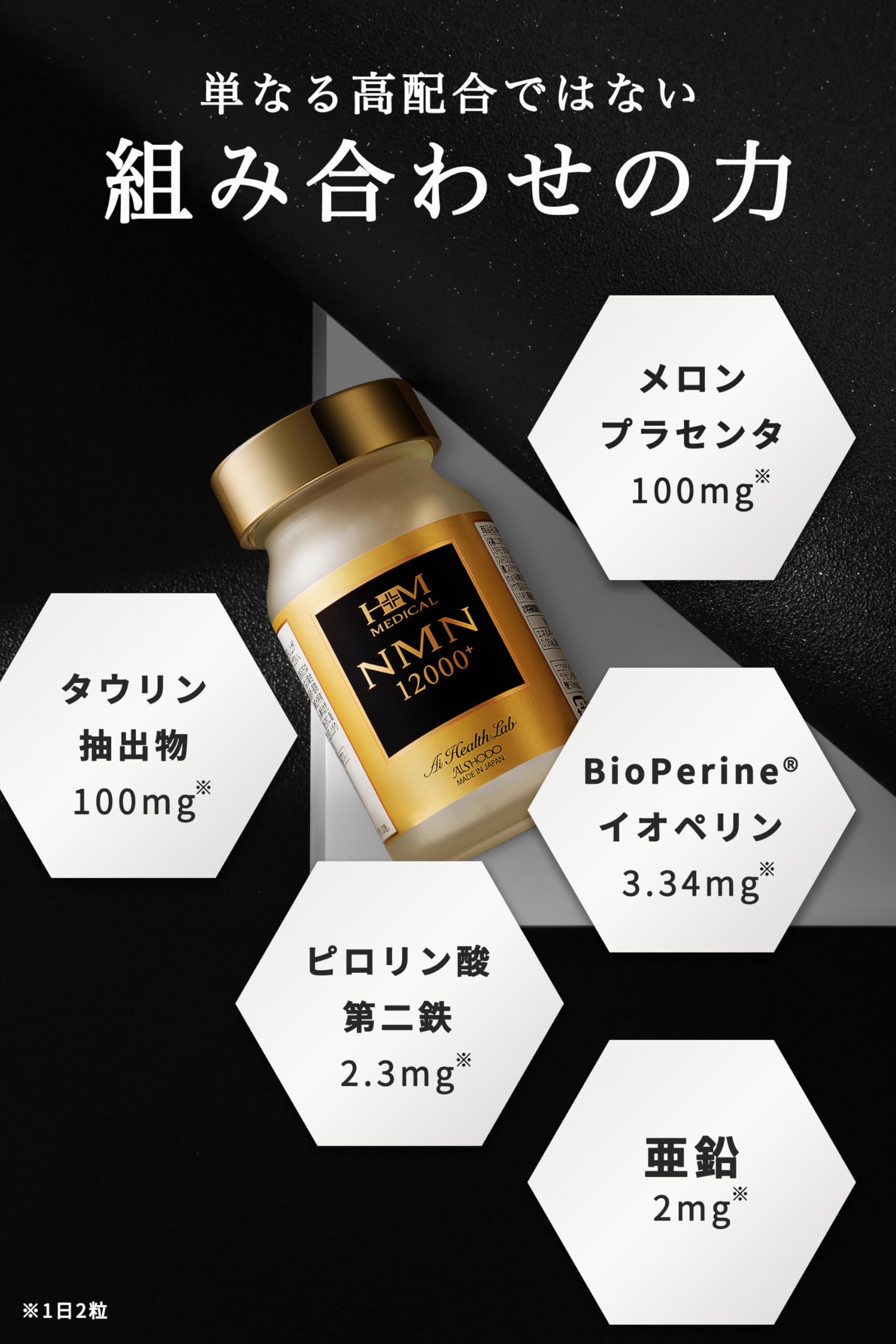 Amazon | NMN12000プラス 60粒高配合 純国産 高純度99％以上 国内GMP