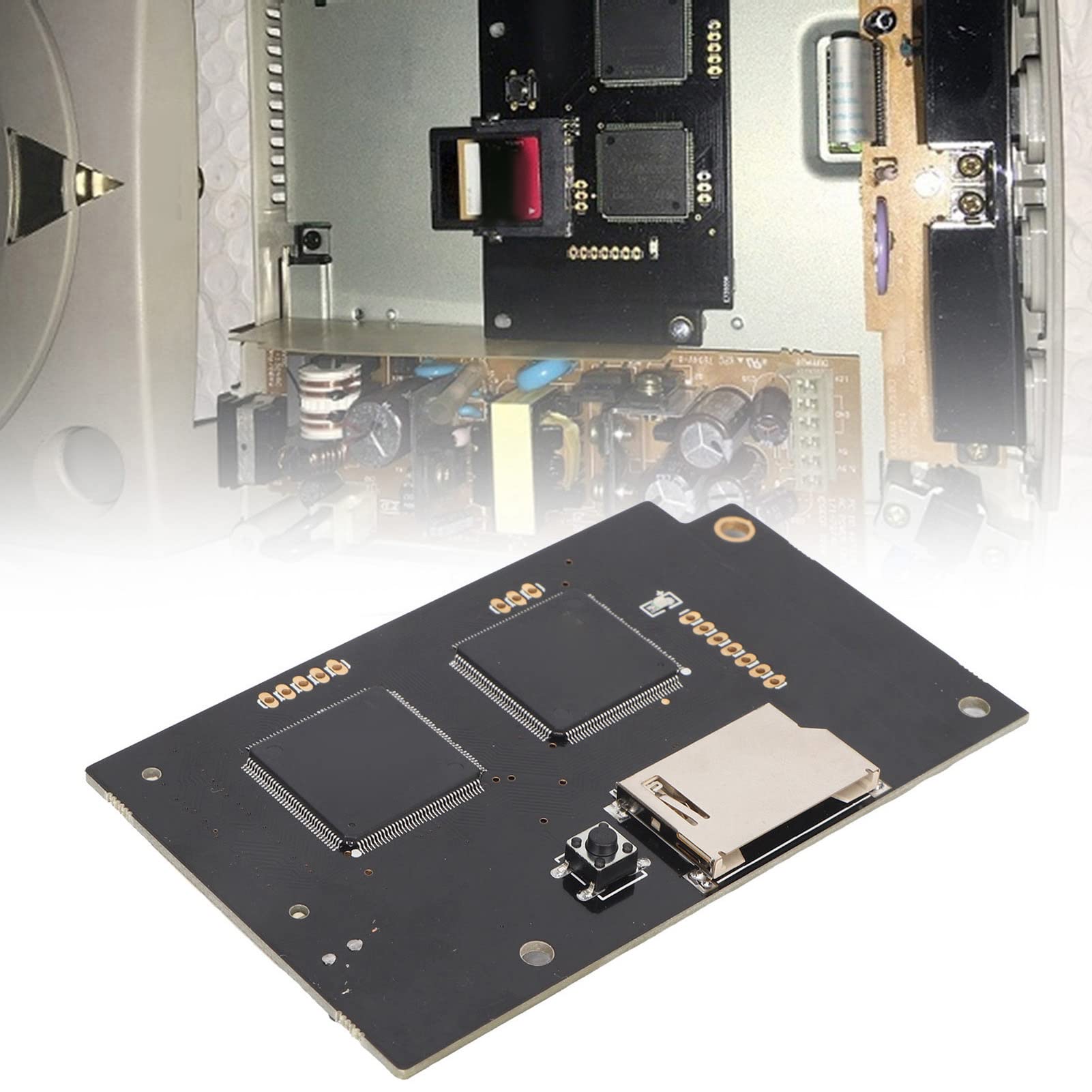 Optical Drive Simulation Board Card, V5.15b Ersatz Remote Storage Card Mount Kit Built in Disk für SEGA Dreamcast VA1
