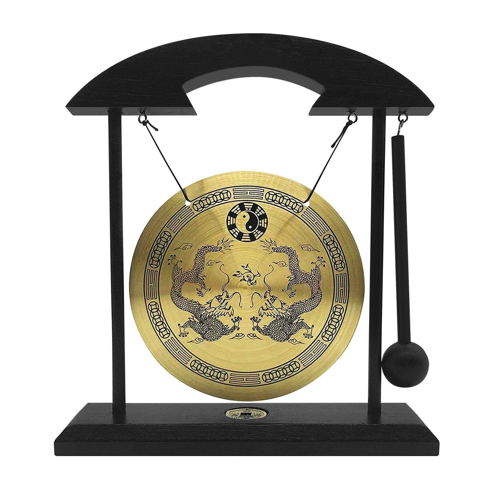 Gong de bureau et carillon à vent pour décoration zen de maison