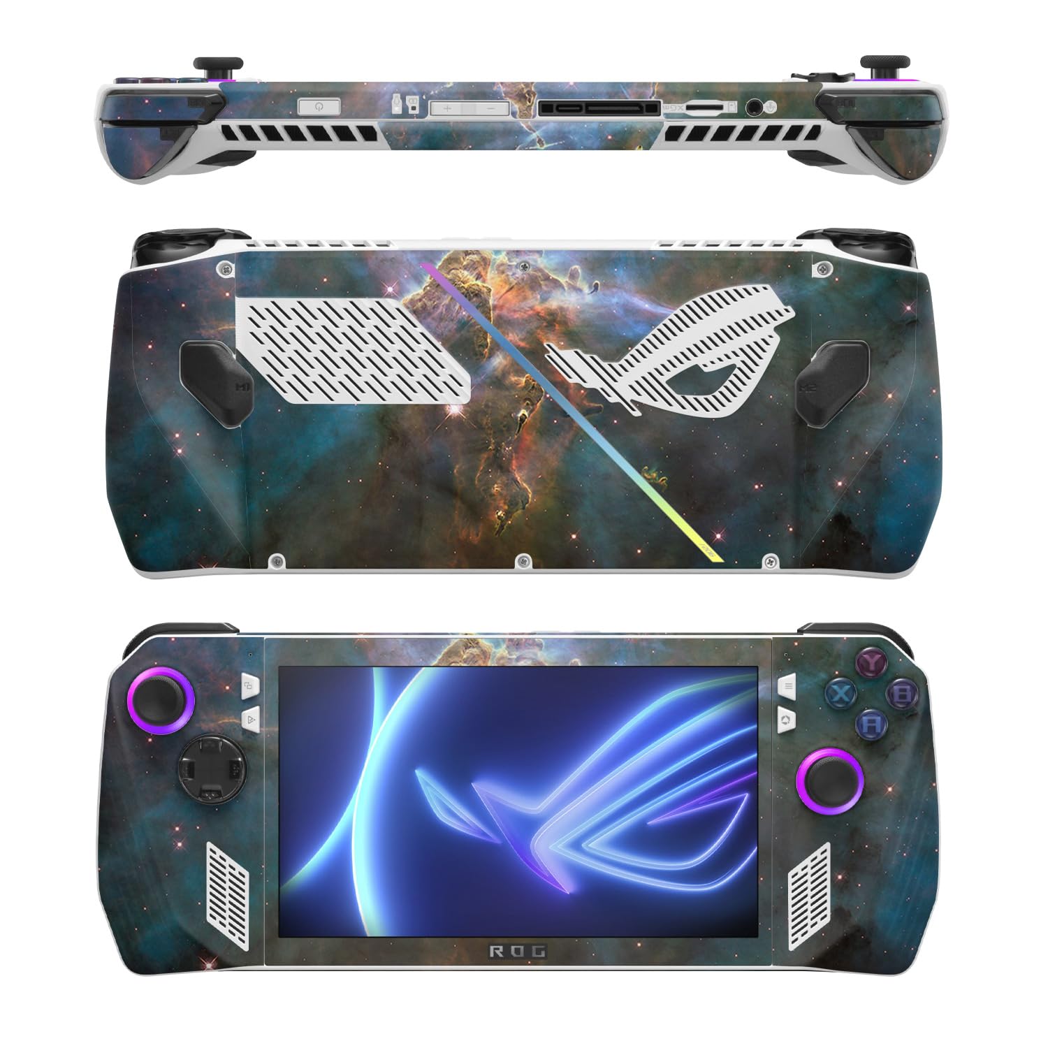 MightySkins Skin Compatible with Asus ROG Ally - Eagle Nebula | Protective, Durable, and Unique Vinyl Decal wrap Cover | Easy to Apply, Remove, and Change Styles