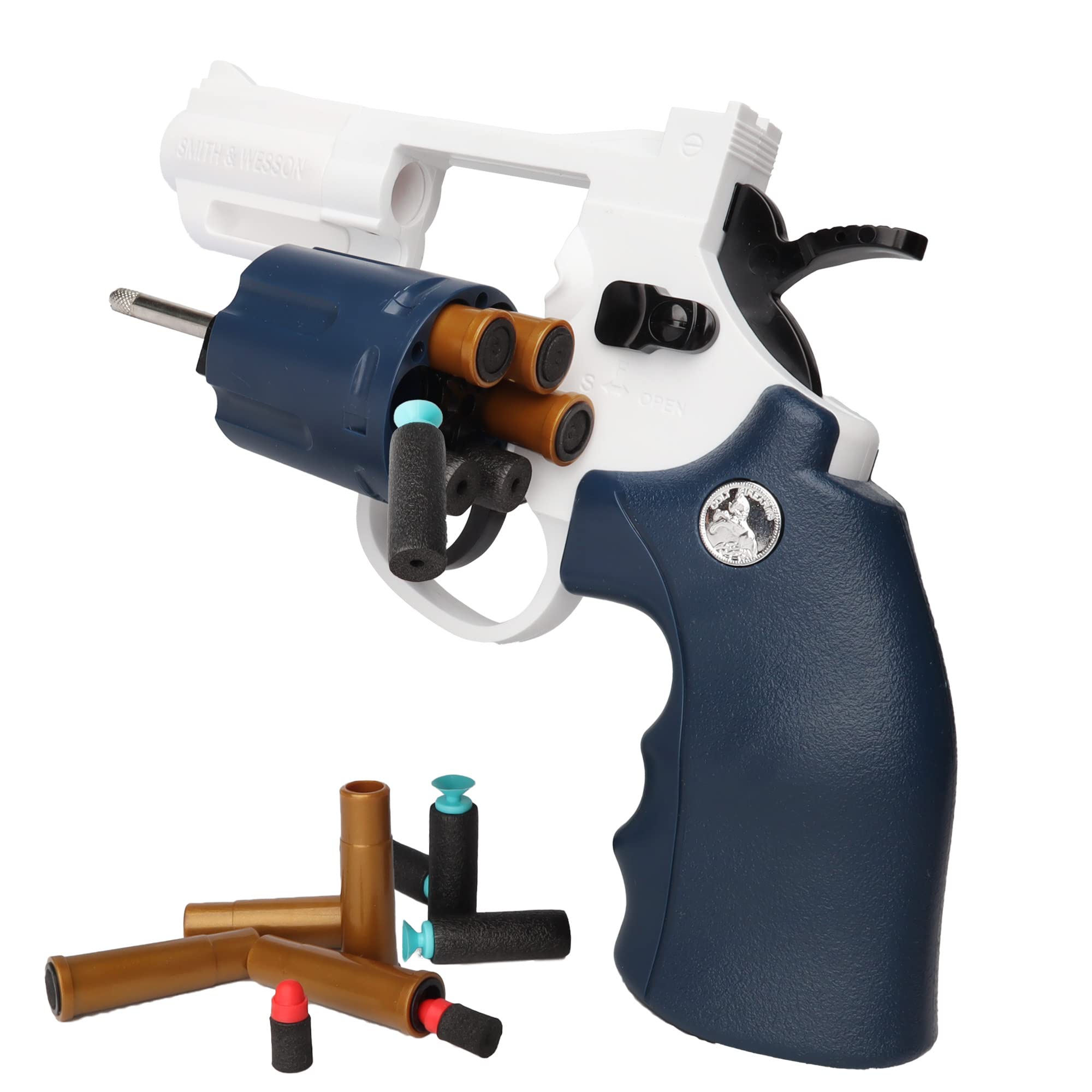 Buy Shell Ejection Soft Bullet Toy Revolver with Two Types of Foam