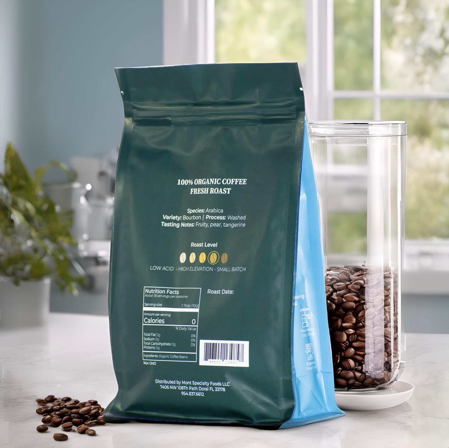 Mont Coffee - Pichincha Region | Latitude 0.0'00" | Specialty Single Origin Ecuadorian Arabica Coffee | Deluxe | Fresh Roast | Sourced Directly from Our Farms