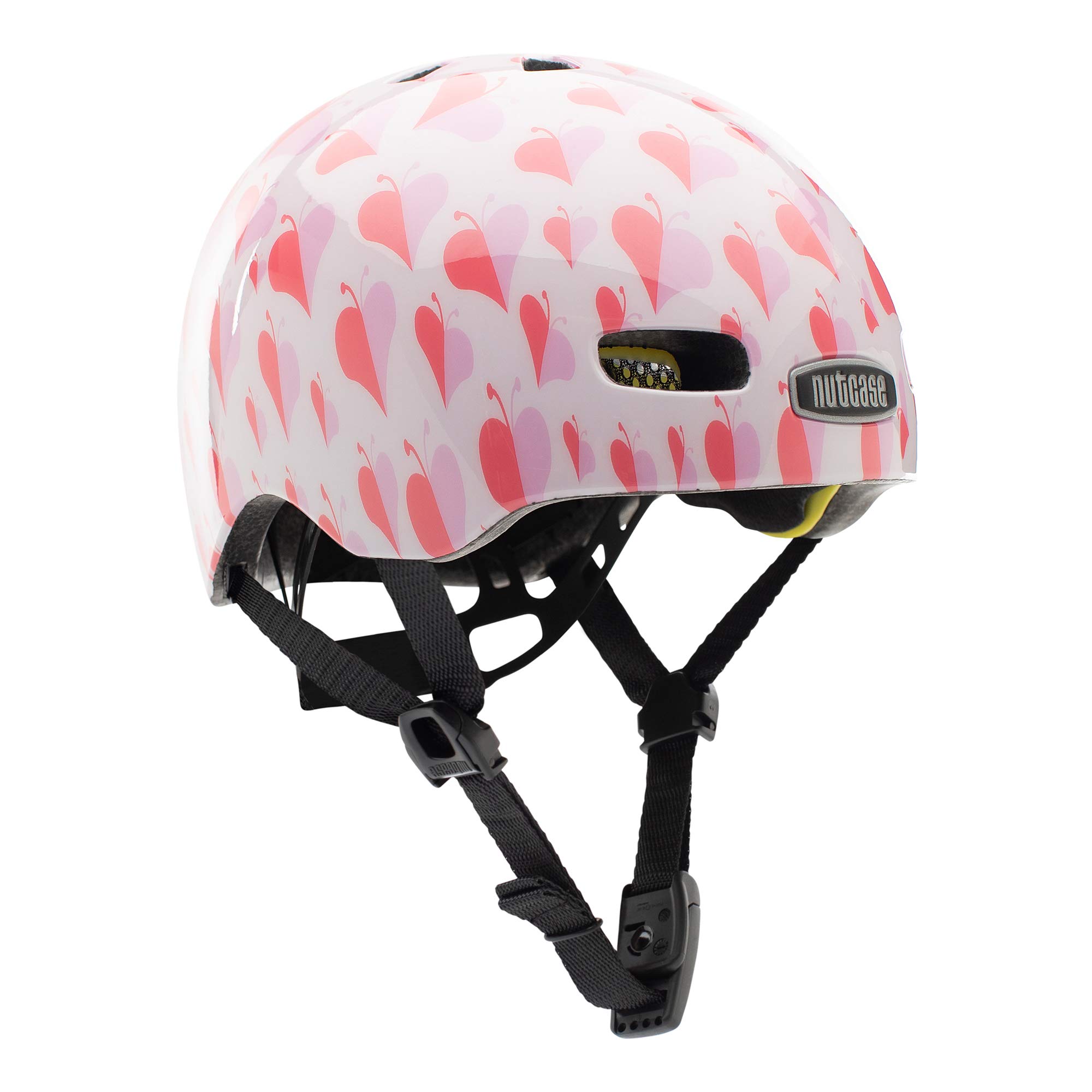 Nutcase Kinder Fahrradhelm Baby Nutty Gloss, XXS 47-50 cm, Love Bug, BNUTGL-100
