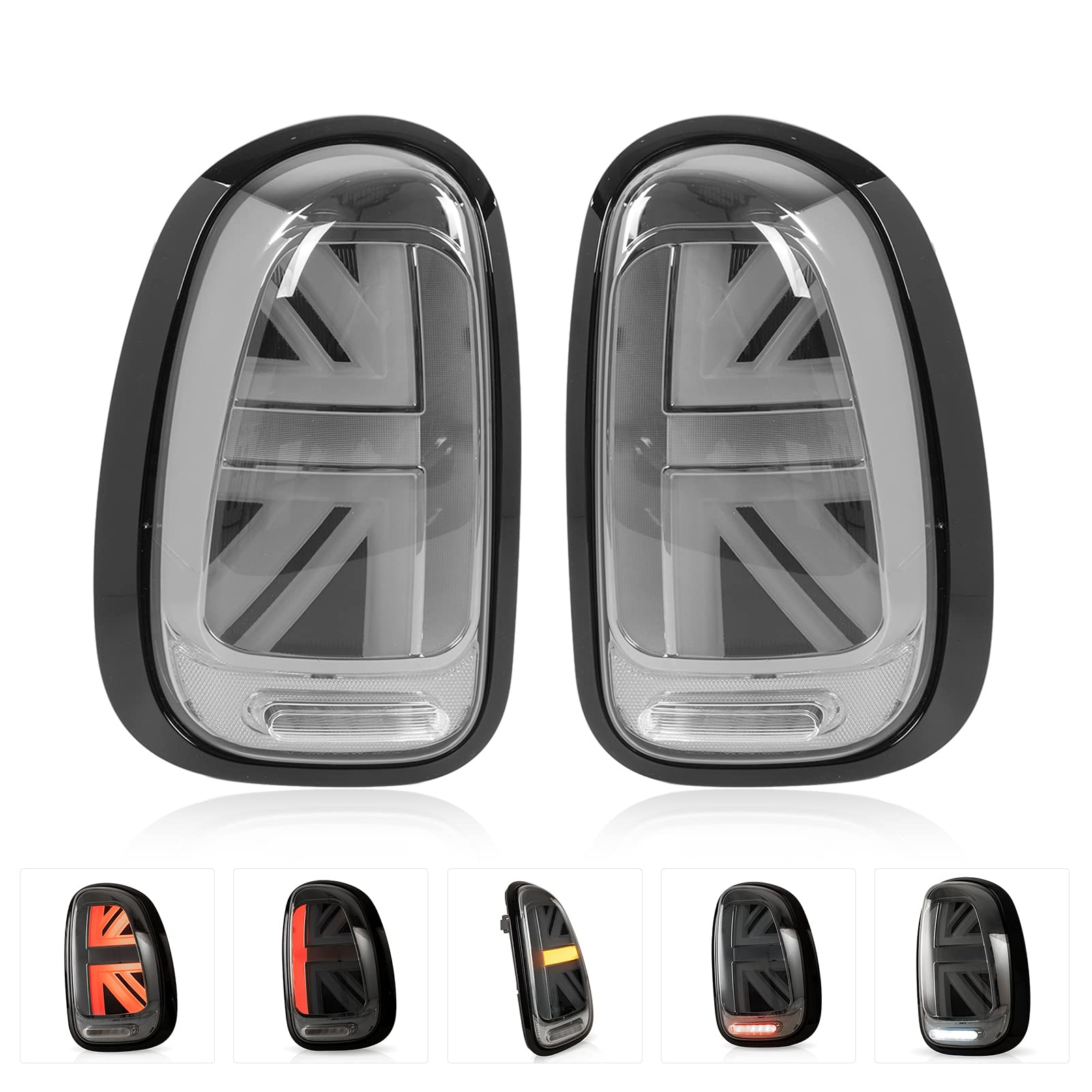 Amazon | JCW ユニオンジャック LED テールライト、シーケンシャル