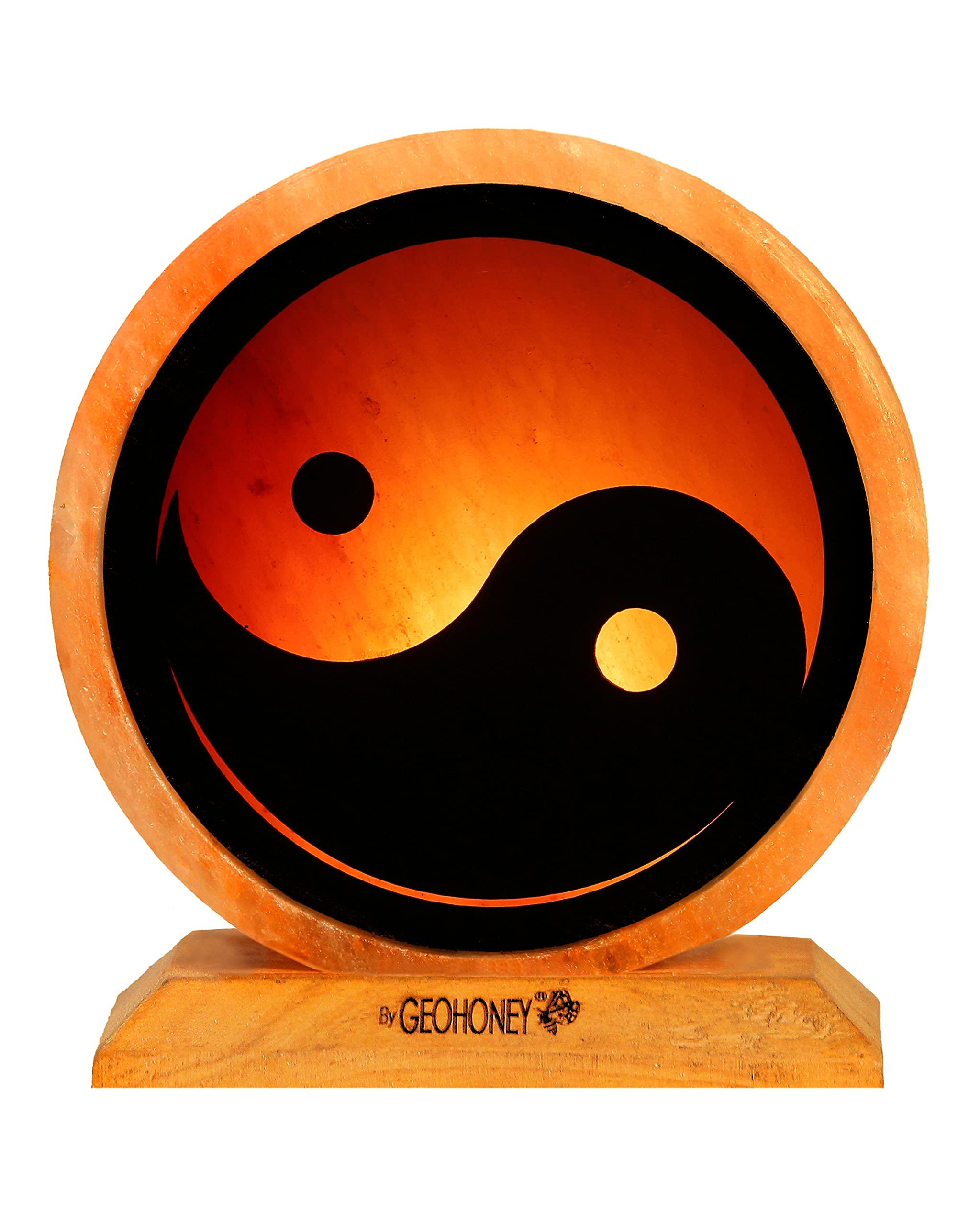GeohoneyHimalayan Salt Lamp - Yin and Yang GH-CSL-052