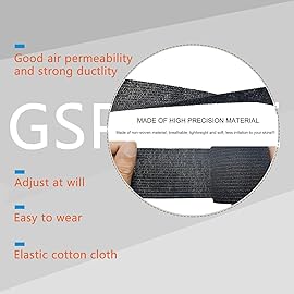 Self Adherent Cohesive Wrap Bandages 2 Inches (Black, 6 Count)